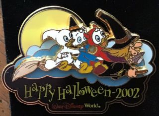 Disney - Wdw - Happy Halloween 2002 (huey,  Dewey And Louie) Slider Pin Le 3500
