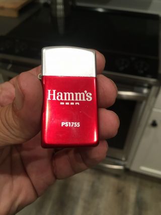 Vintage Hamms Beer Promo Cigarette Lighter 1960’s