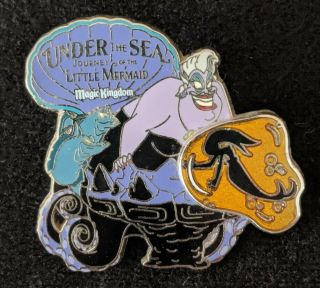 Disney Wdw Ursula Under The Sea Journey Of The Little Mermaid Pin 92916 Flotsam