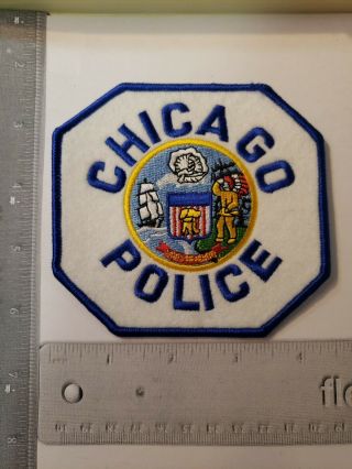 Chicago Police Department Officer Patch Felt Illinois