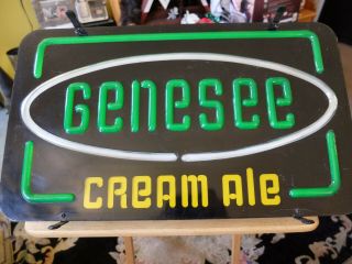 Genesee Cream Ale Bar Lighted Beer Sign 2