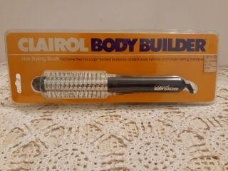 Clairol Body Builder Metal Loop Hair Curling Iron Styling Dual Volt 1987 Vintage