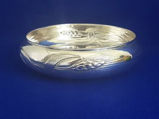Handsome Quality H/m Mid - Cent Italian 925 Silver Fruit Or Centrepiece Bowl 371g
