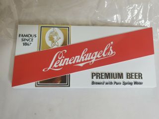 in Package Vintage Leinenkugel ' s Indian Maiden Beer Sign. 2
