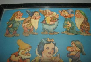 1960 ' s Snow White and the Seven Dwarfs Orig Framed 8x10 Picture Disney 3