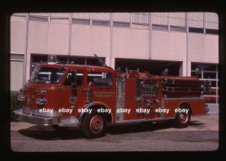 Wilmington Nc E1 1976 American La France Pumper Fire Apparatus Slide