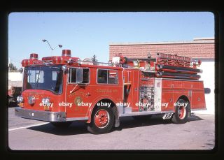 Dansville Ny 1980 Young Crusader Pumper Fire Apparatus Slide
