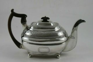Antique Irish Sterling Silver Teapot,  William Doyle 1806