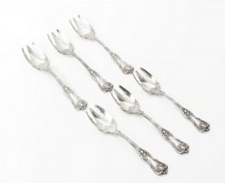 Sterling Silver Whiting Mfg.  Co.  " King Edward " Ice Cream Sporks No Mono,  S/6