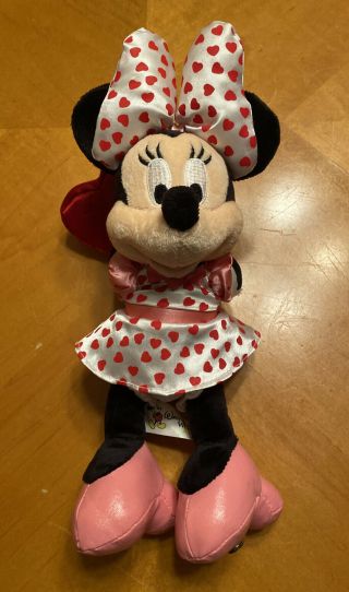 Disney Parks Minnie Mouse Valentine’s Day 2006 Plush 10”