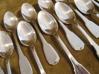 Gorgeous French Sterling Silver 14 Coffee Spoons French 18th C St Tetard Frères
