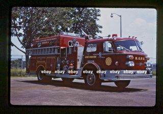 East Orange Nj 1960 American La France Herman Body Co Fire Apparatus Slide