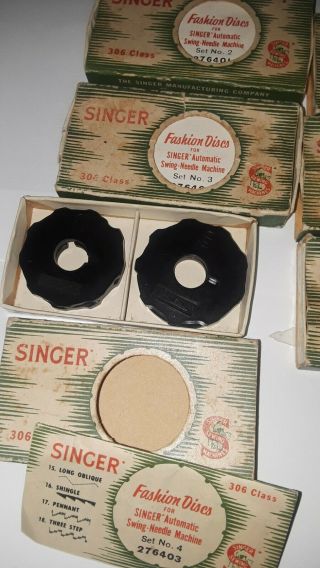 24 Vintage Singer Simanco Sewing Discs Flat Cams 306 319 2404 32 (p197) by p2 2