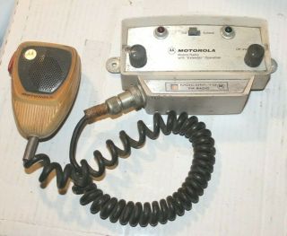 Vintage Motorola Mocom 70 Fm Mobile Radio Head Tcn 6100 Police Radio