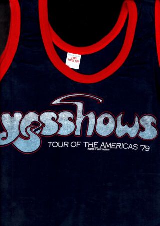 Yes 1979 Yesshows Tour Of The Americas Vintage Medium Concert Tee T Shirt