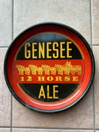 Genesee 12 Horse Ale Beer Tray