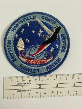 Shuttle Discovery Patch Sts - 41 - D 1984 Hartsfield Coats Mullane Hawley Coats A3