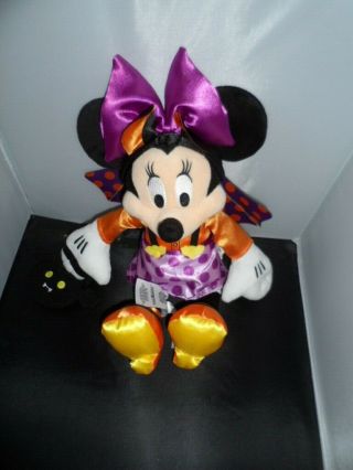 Disney Minnie Mouse 14” Plush Halloween Bat Costume Outfit