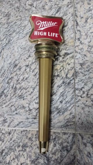 Miller High Life 1903 Double Sided Tap Handle 12 " Tall