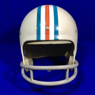 Vintage 70’s Rawlings Miami Dolphins Air Flo Football Helmet HNFL Medium USA 3
