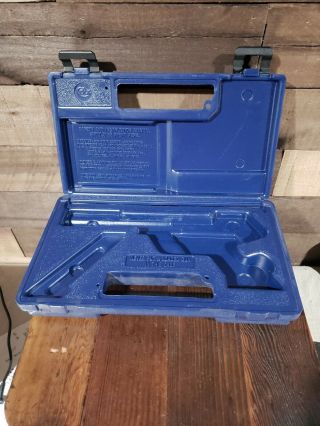 Vintage Colt Firearms Factory Blue Plastic Pistol Gun Case.  22 Lr?