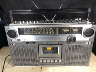 Vintage Jvc Boombox Radio/cassette Player Model Rc - 828jw Asis