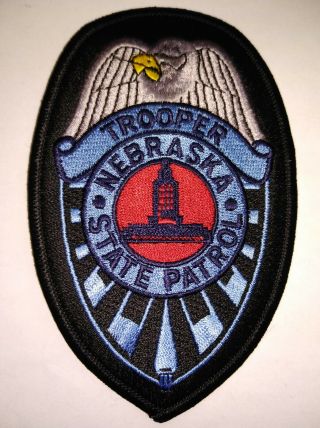 Nebraska State Patrol Trooper Patch /// Us