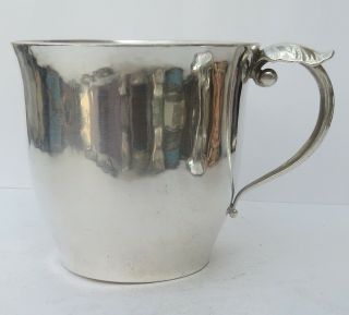 Vintage Georg Jensen Sterling Silver Baby Cup 444 C.  1935