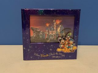 Disneyland Resort Park Authentic Photo Album 50 Pages Holds 100 4x6
