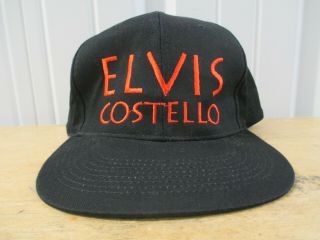 Vintage Kc Elvis Costello Brutal Youth Sewn 1994 Snapback Hat Cap