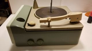 Vintage 1950 ' s RCA Victor Record Player 9 - ES - 5H - 2