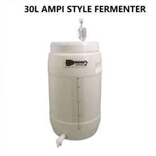 Postage 30l Food Grade Ampi Style All Purpose Brewing Fermenter Beer Wine