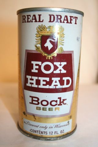 Fox Head Bock Beer 12 Oz.  1960 