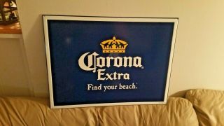 Corona And Modelo Tin Sign 2 Pack.  Fast