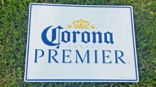 corona and modelo tin sign 2 pack.  fast 3