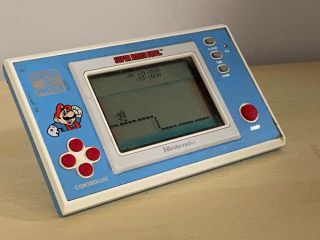 Old Vtg Ym - 105 Nintendo Game & Watch Mario Bros Handheld Video Game Toy