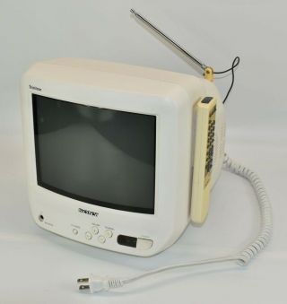 Sony Trinitron Kv - 9pt50 9 " Portable Retro Gaming Vintage Color Tv With Remote