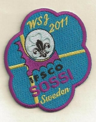 2011 Us Scout Sossi Ifsco World Jamboree Sweden Patch