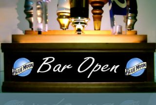 Led Blue Moon Beer Tap Handle Display Lights Up Your Handles Holds 7