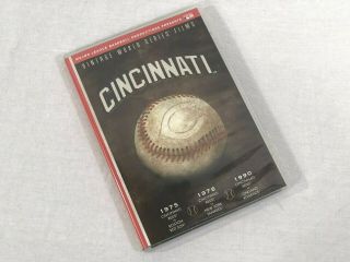 Cincinnati Reds Vintage World Series Films Dvd 1975 1976 1990 Mlb Productions