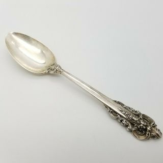 Wallace Grande Baroque Sterling Silver Set of 9,  6.  25 ' Inch Teaspoons Spoons 2