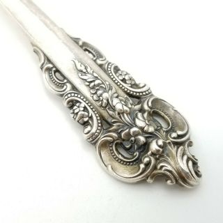 Wallace Grande Baroque Sterling Silver Set of 9,  6.  25 ' Inch Teaspoons Spoons 3