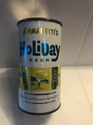 Armanetti’s Holiday Beer Flat Top Beer Can 082 - 37 Holiday (potosi) Brewing Co.