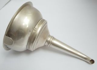Lovely Early P & A Bateman English Antique Georgian Solid Silver Wine Funnel