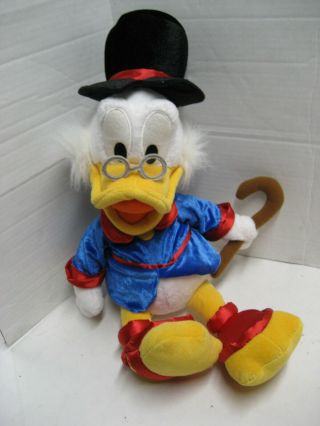 Disney Store Exclusive Uncle Scrooge Stuffed Animal 17 " Tall Never Played With