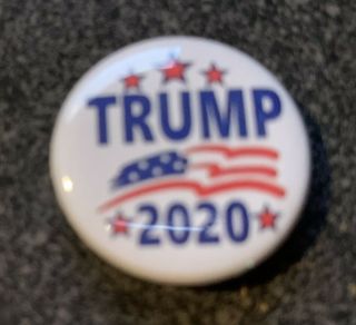 2020 Donald Trump For President American Flag 1 " Political Campaign Button Pin