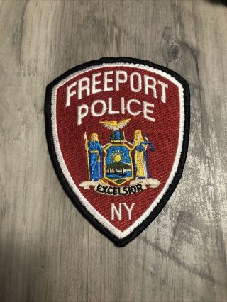 Freeport,  Ny Police Patch (nassau County,  Long Island York)