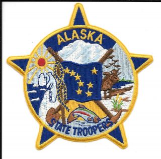 Police Shoulder Patch - Alaska State Troopers