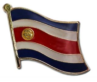 Costa Rica Flag Lapel Hat Pin Fast Usa