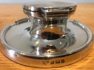 Gorgeous Mappin & Webb Silver Capstan Ink Well